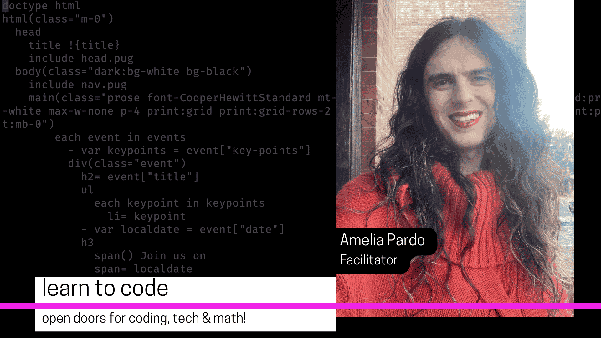 code shares coding & math skills, choices and community