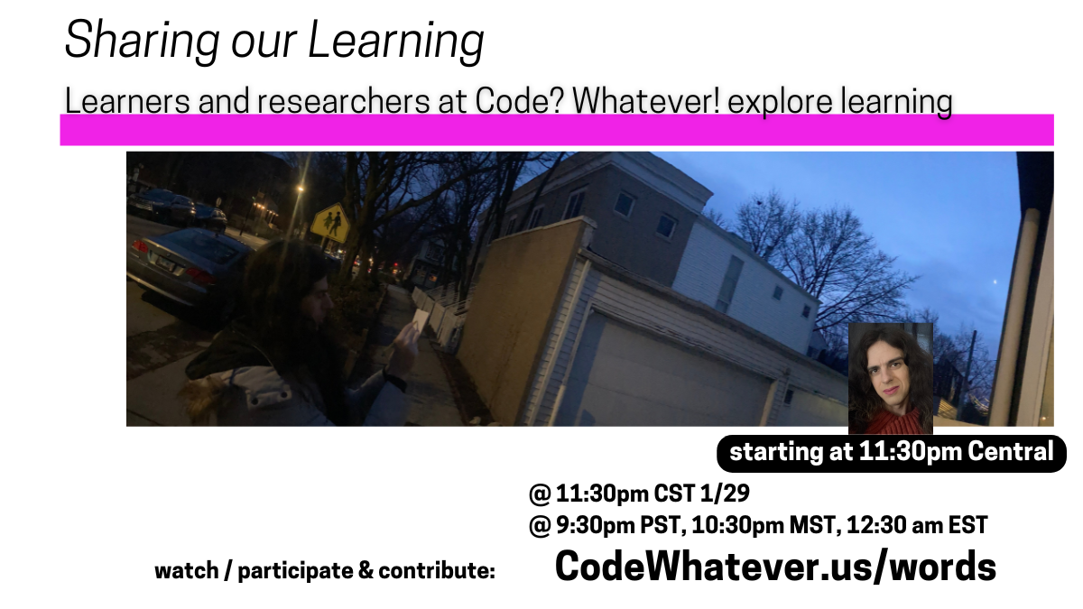 Sharing Our Learning Livestream